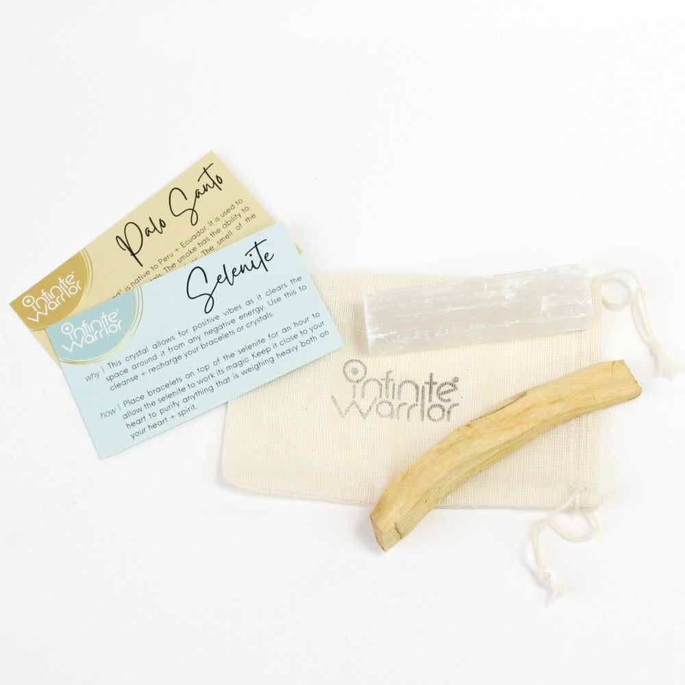 Cleansing Kit Duo | Palo Santo + Selenite
